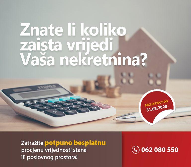 Zatražite potpuno besplatnu procjenu vrijednosti nekretnine!